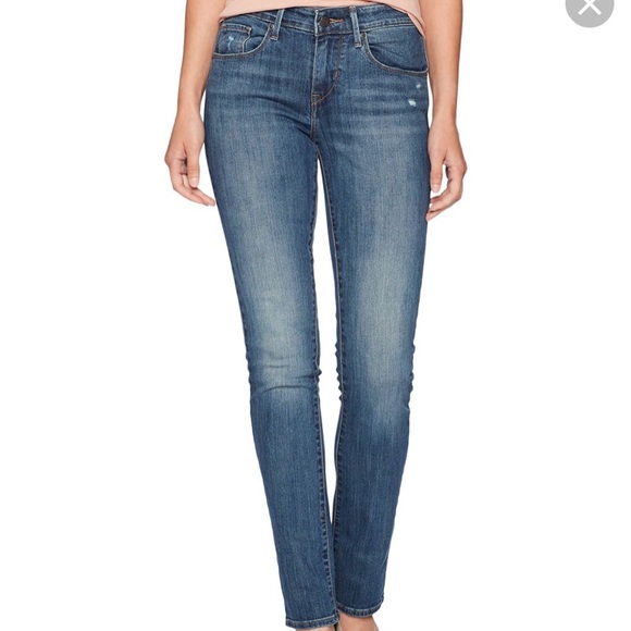 levi mid rise skinny jean